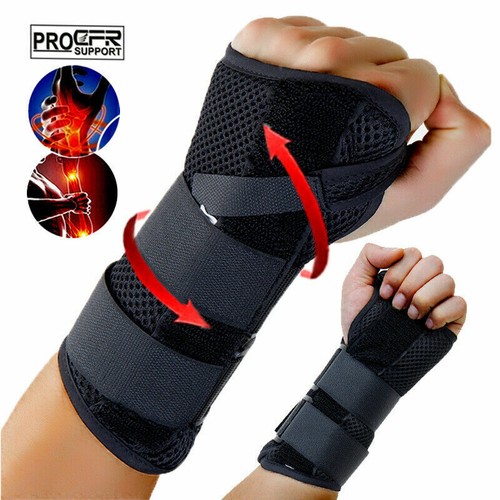 Left Right Wrist Hand Brace Support Splint Carpal Tunnel Sprain Arthritis Sports - Picture 13 of 15