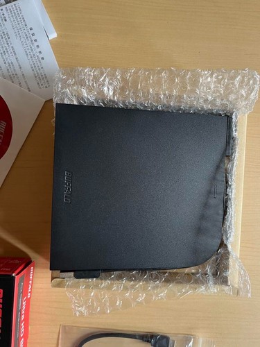 BUFFALO BRUHD-PU3-BK UHD BD compatible portable 4K Ultra HD Blu-ray drive used - Afbeelding 2 van 4