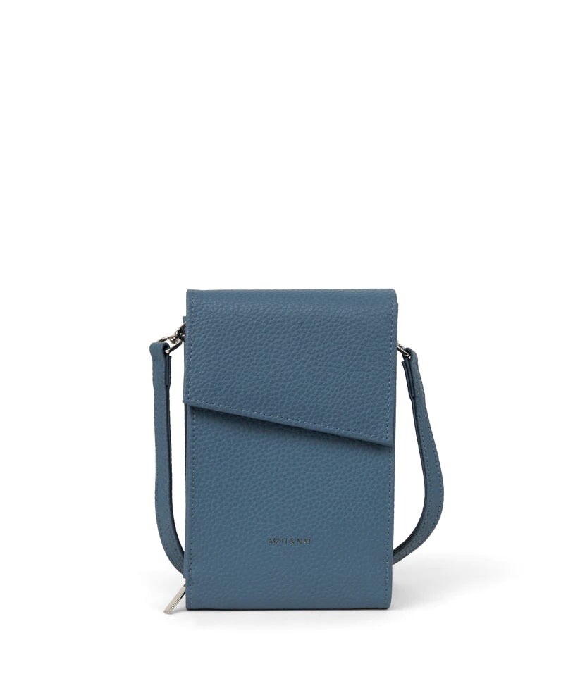 Matt Nat Vegan Handbag Met Crossbody Wallet Purity Galaxy (Blue)