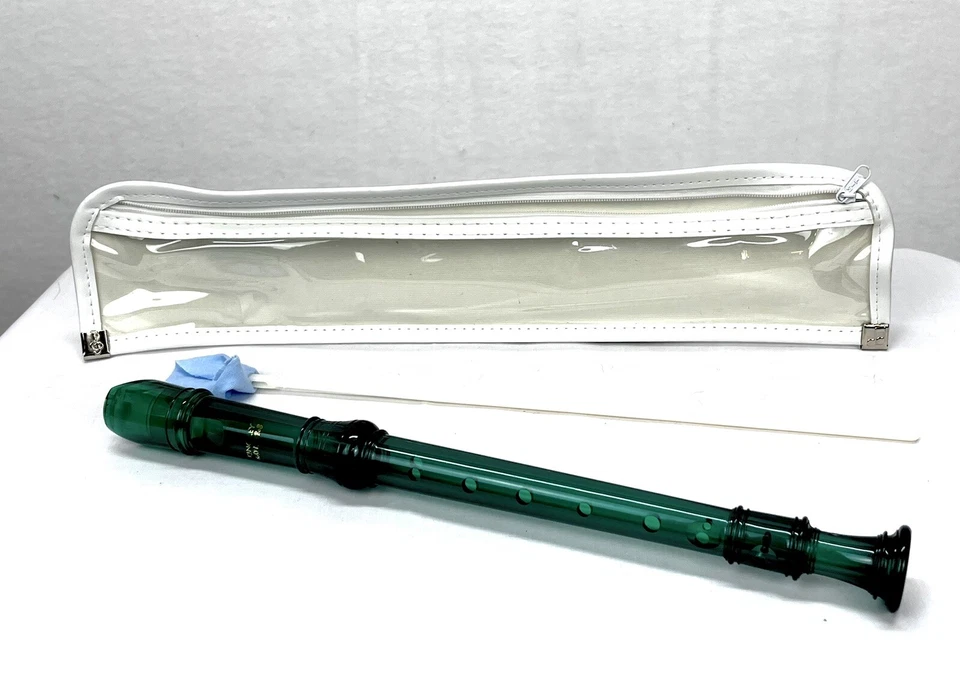 Kingsley Kolors Green Flute With Zip Case 和清洁工具 — 第 2/4 张图片