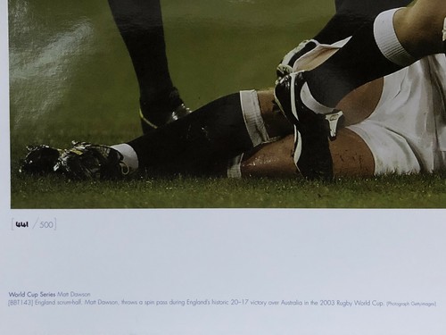 Matt Dawson - England 2003 World Cup Winners - Signed Limited Edition Photo COA - Picture 4 of 5