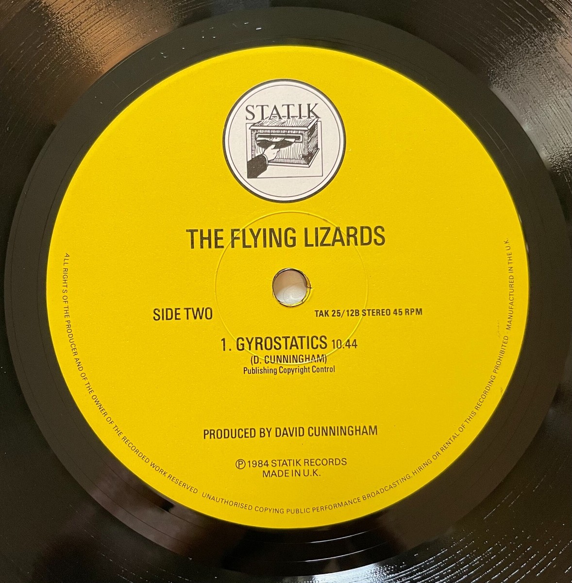 FLYING LIZARDS Dizzy Miss Lizzy/Gyrostatics Sally Peterson/David
