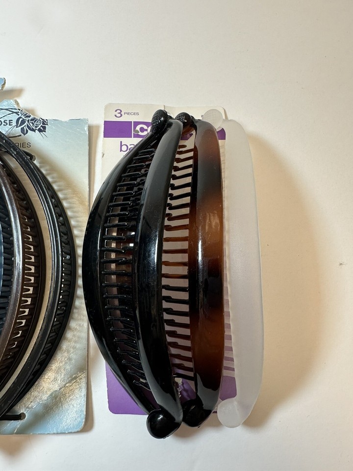 Vtg Lot Barrettes Banana Clips Hair Accessories 90s Early 2000s