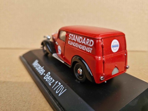 Raro furgone servizio clienti standard Schuco Mercedes 170V VAN 1:43 COME NUOVO IMBALLO ORIGINALE - Foto 11 di 14