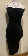 RRP£80 BNWT AZURIERA Leonie Dress- Black SzSmall 100% Cotton