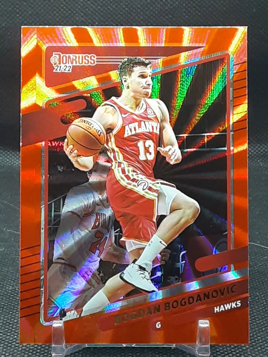 BOGDAN BOGDANOVIC 2020-21 DONRUSS ORANGE LASER HOLO HAWKS N1 | eBay