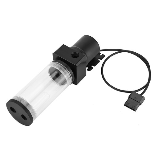 Acrylic Computer DIY Water Cooling Cylinder Reservoir 19W Pump G1/4 110 ZTS - Afbeelding 21 van 22