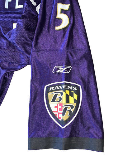 Baltimore Ravens Joe Flacco #5 NFL Reebok Jersey Size L - Picture 12 of 13
