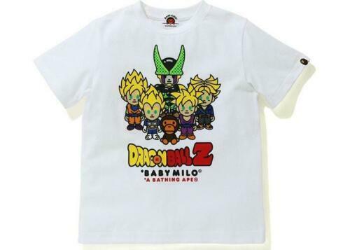 送料無料 BAPE DORAGONBALL Z TEE WHITE L