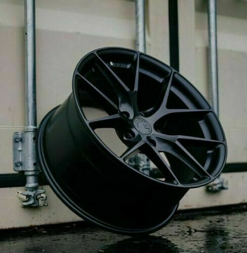 20x9 / 20x10.5 Matte Black Wheels Aodhan AFF7 5x114.3 +30