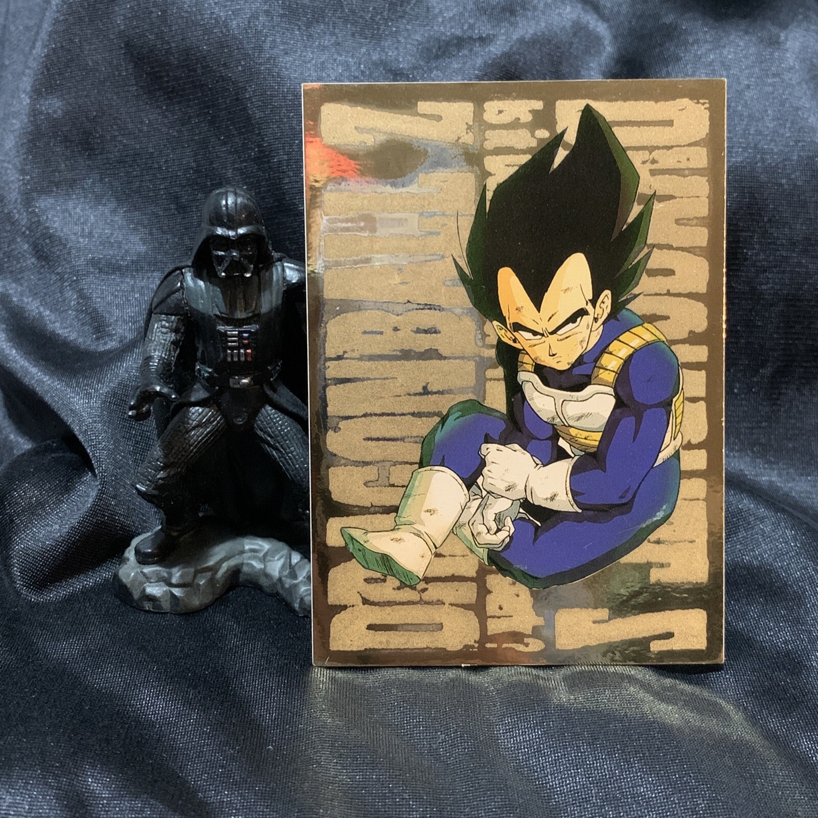 1999 Funimation Dragon Ball Z VEGETA GOLD FOIL Chase Trading Card G8 - JPP/AMADA