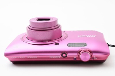 ジャンクSony DSC-W810 & Nikon Coolpix S3600 W/BOX] Nikon Coolpix S3600 Pink 8x Zoom Digital Camera gift from