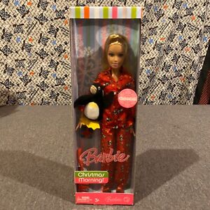 2007 âCHRISTMAS MORNING BARBIEâ Penguin Ornament Collectors In Original Box New 27084451184 | eBay