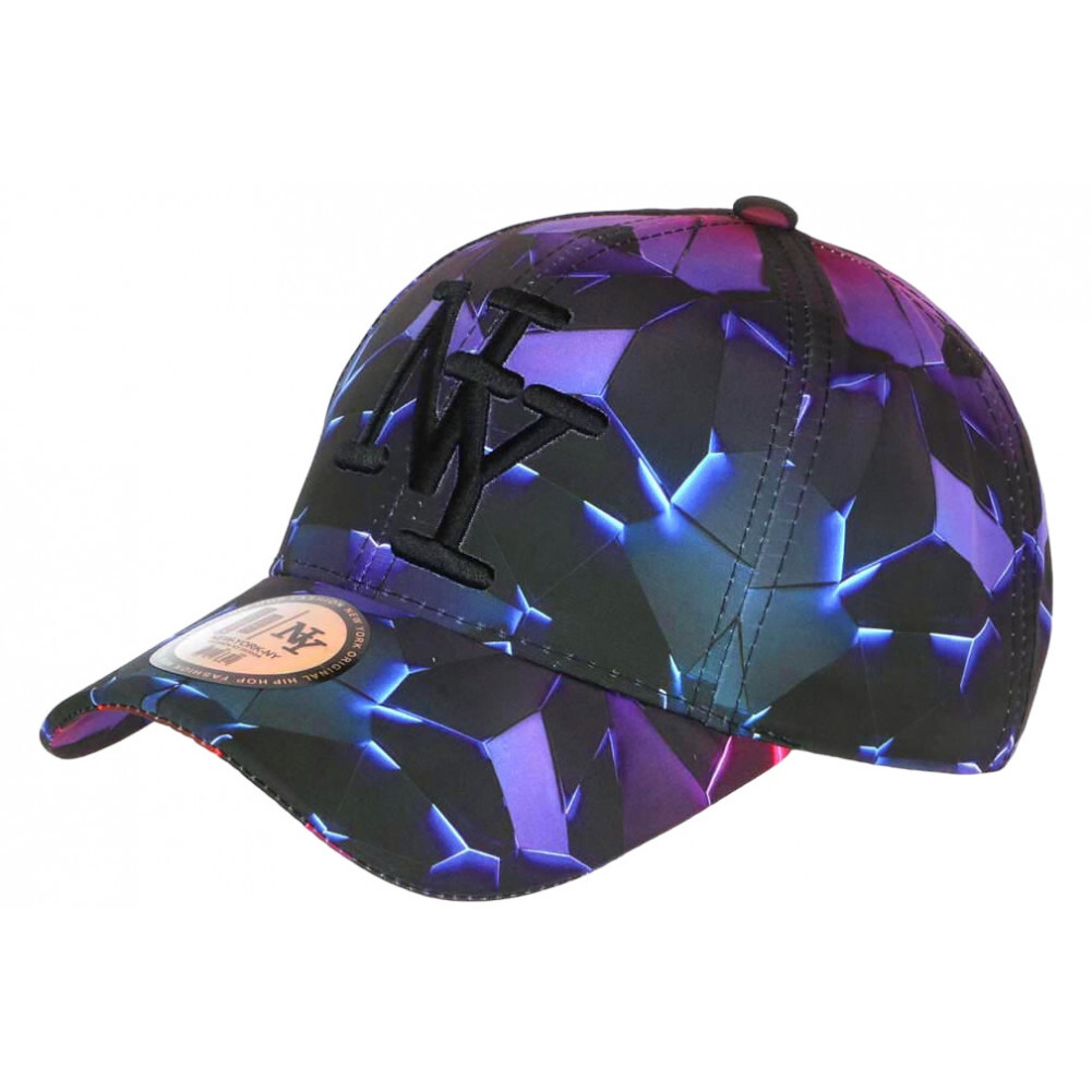 Casquette NY Streetwear - Bleu Et Noire - Baseball Fire - Taille Unique - Neuf Avec étiquettes