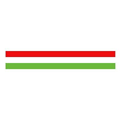 New Italian French Flag Three-color Stripe Bumper Sticker Car Decoration Tape 2M - Foto 7 di 8