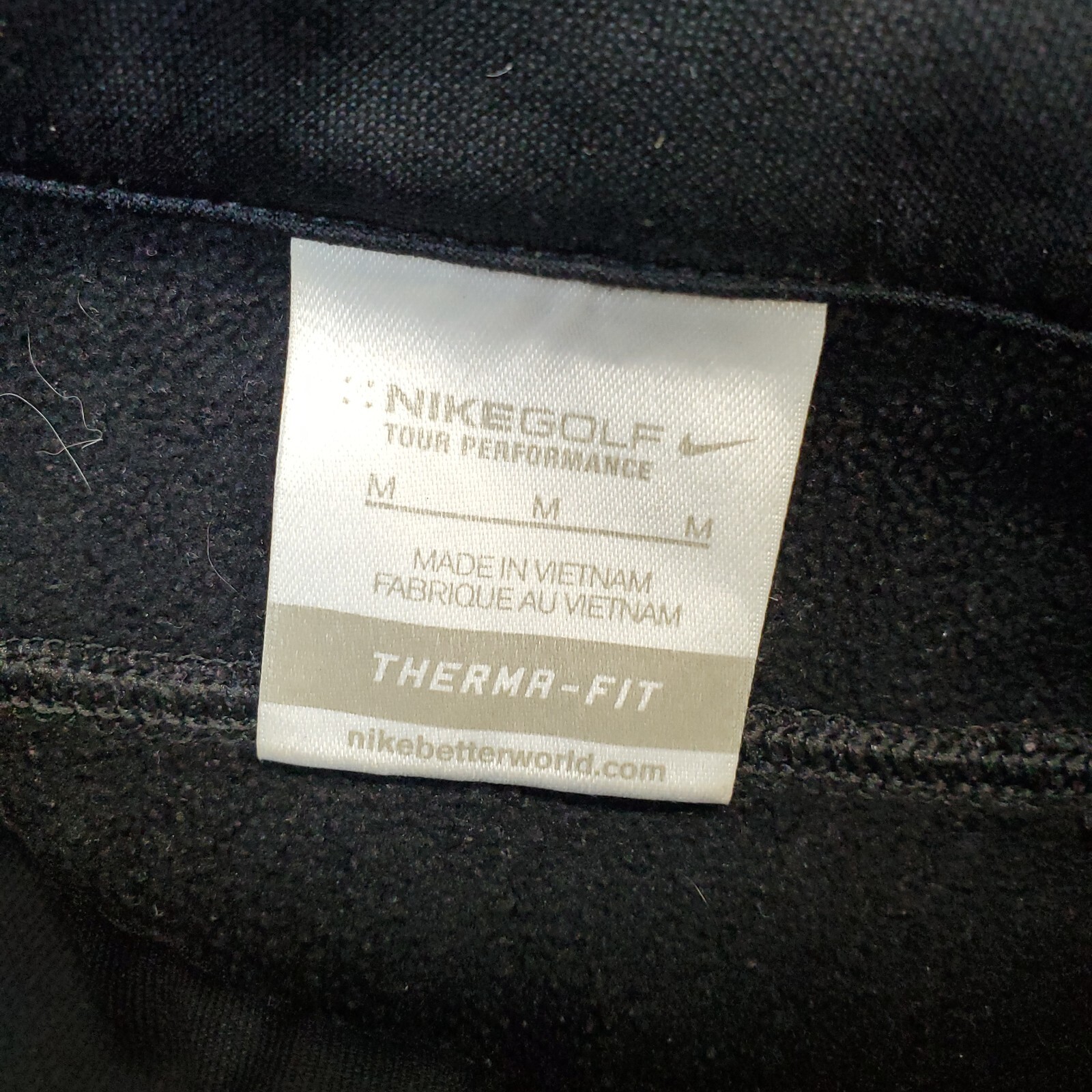 SACAI X NIKE Giacca Nike Golf Donna Media Nera Pile Tour Performance Therma Fit Full Zip