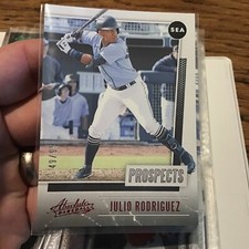 2021 Panini Absolute Prospects Red /99 Julio Rodriguez # P-6 Super Rare Prospect