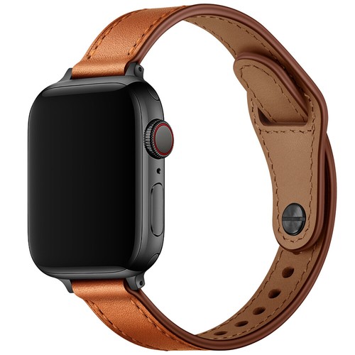 Cinturino iWatch sottile vera pelle per iWatch serie 10 9 8 7 6 5 4 SE Ultra - Foto 13 di 21