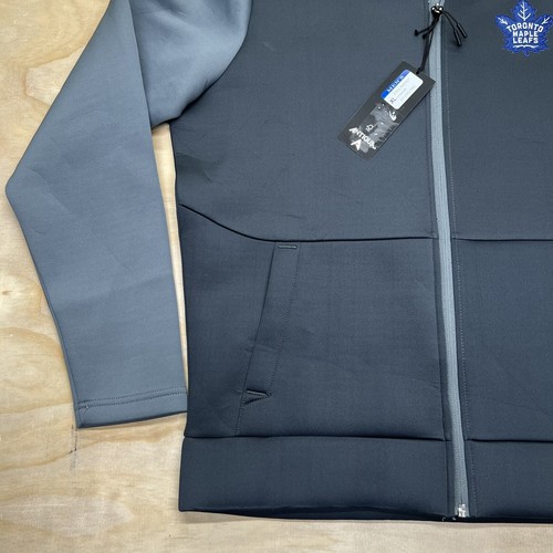 NEW XL Toronto Maple Leafs Antigua Navy/Steel Protect Full-Zip Hoodie - 第 4/16 張圖片