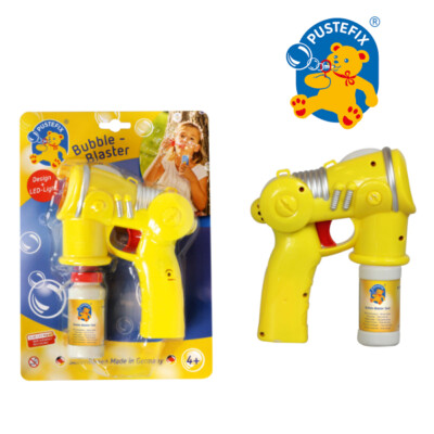 Bubble-Blaster Licht Seifenblasenpistole elektrisch Seifenblasenkanone Pustefix