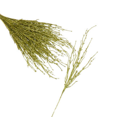 Package of 12 Green Glittery Artificial 22'' Twig Branches