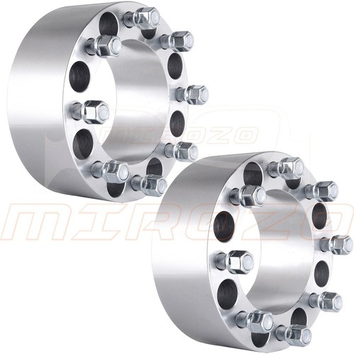 2 Pcs 3" 8x6.5" Wheel Spacers 9/16" For Chevrolet Silverado 1500 2500 3500 - Picture 11 of 12