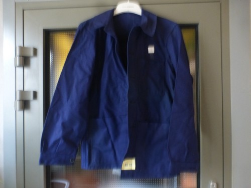 Le Mont Saint Michel Véritable Veste de travail - Blue pour Femme