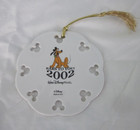 Disney World Parks Ears to You 2002 Ceramic Christmas Ornament Mickey & Pals — photo 4