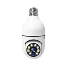 360° 1080P IP E27 Light Bulb Camera Wi-Fi IR Night Smart Home Wireless Security