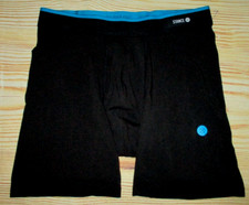 MENS STANCE SOLID BLACK BOXER BRIEF SIZE S  28/30 