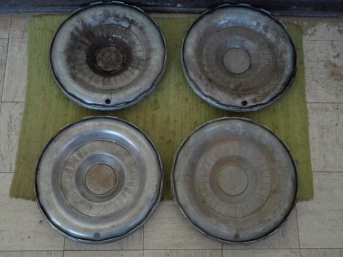 1954 Packard Clipper Hub Caps 15" Set of 4 Hubcaps 54 - Picture 6 of 6