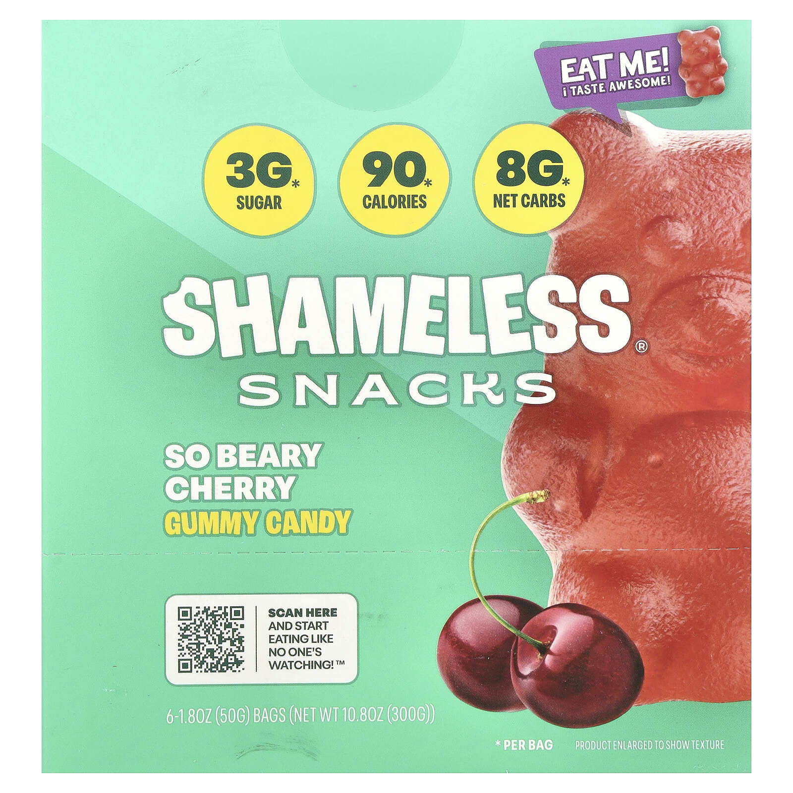 Мармеладные конфеты So Beary Cherry 6 пакетиков по 18 унции 50 г в каждом 4690₽