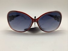 T65.6 Trend by Foster Grant Chain Link Red Wine Fashion Sunglasses 100 UVA/UVB