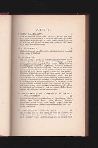 DRUG ADDICTION. By E. W. Adams, MD. 1937 - Oxford Medical Publication- RARE - Picture 3 of 5
