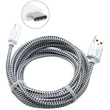 Type-C 6ft USB Cable Charger Cord Power Wire Long Braided Fast for USB-C Phones