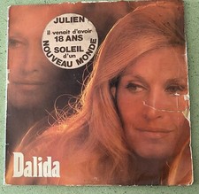 DALIDA Julien 18 ans sticker  album disque 33 tours vinyle 1973