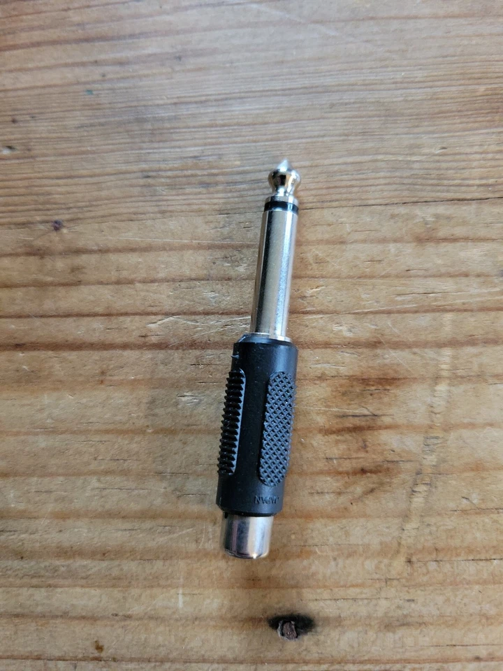 Hosa GPM-179 Adaptor 3.5 mm Female Mini Stereo Phone to 1/4 in Male Mono Plug - Image 2 of 4