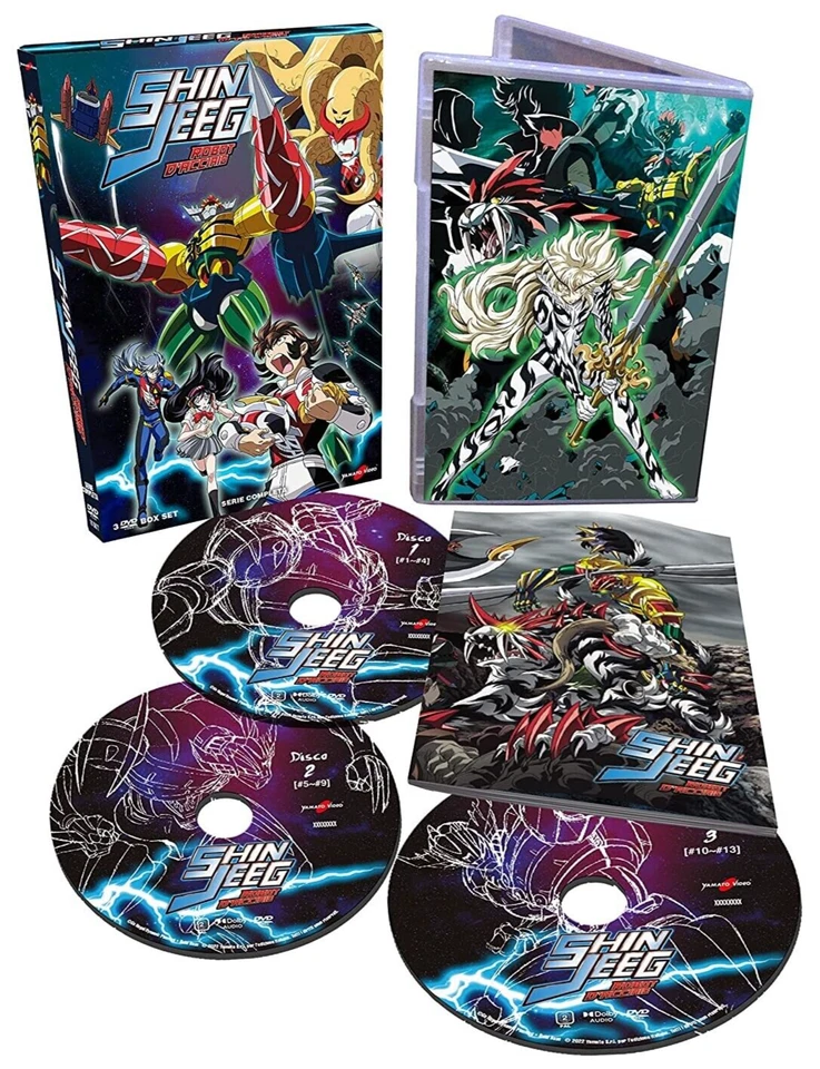3 Dvd SHIN JEEG ROBOT D'ACCIAIO serie completa Box Cofanetto nuovo sigillato - Immagine 2 di 2