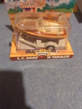 The Chevron Cars Collectibles 1999 “ C.C. Boat 'N Trailer “ 5 1/2” Inches New