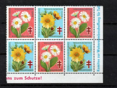 DEUTSCHLAND - Weihnachten 1968 Tuberkulose Marken ***Label Erinophilie (I.340)
