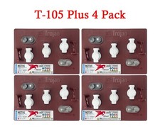 x4  Trojan T-105 Plus 6 Volt 225 Ah Flooded Lead Acid Deep Cycle Battery