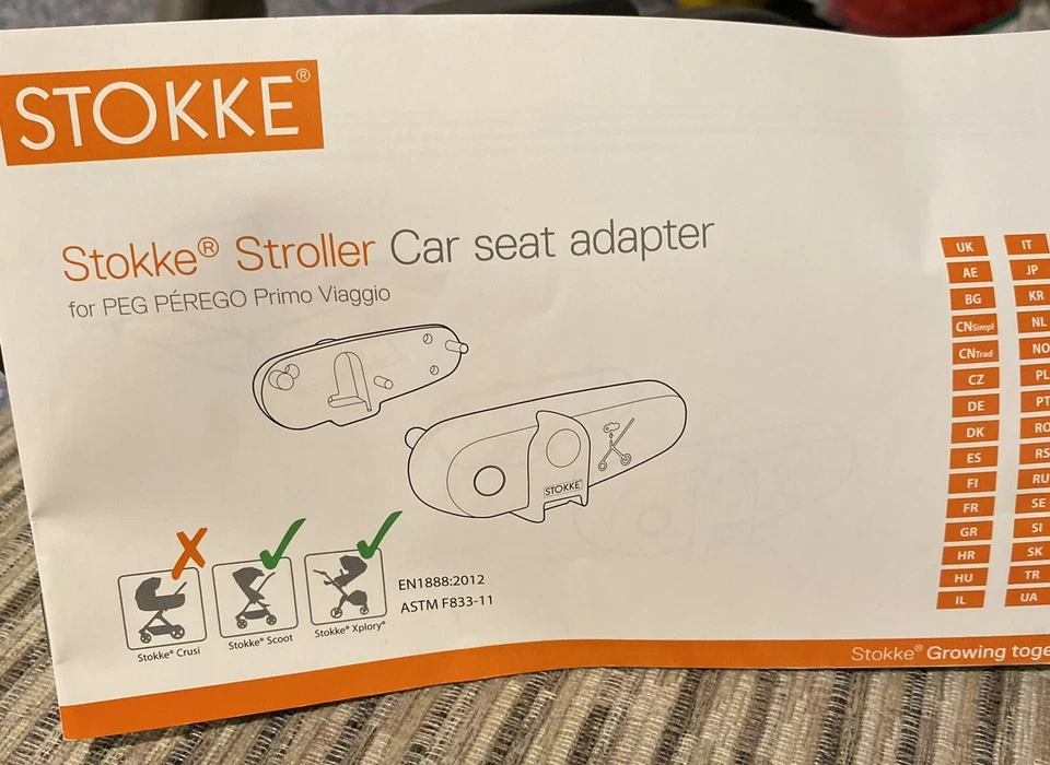 Adaptador de asiento de coche Stokke Xplory Scoot Foto 4 de 4