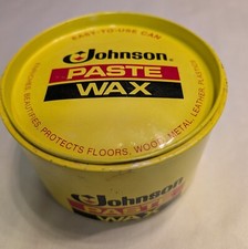 SC Johnson Paste Wax Discontinued Long Lasting Shine 16 Oz Used 75 To 80% Full