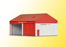 Kibri H0 38542 - Kleine Feuerwehrgarage Bausatz      Neuware