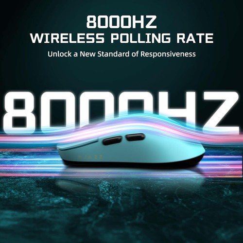 AJAZZ AJ159APEX 8Khz Gaming Mouse,RGB Screen Charging Dock,Ice Sensation Coating - Picture 11 of 46