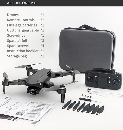 Drone con telecamera 4K Professionale Pieghevole con GPS Valigetta - Bild 17 von 25