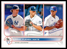 2022 Topps #270 Gerrit Cole/Chris Flexen/Steven Matz LL