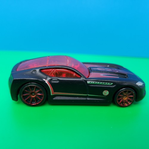 Hot Wheels 2008 Chrysler Firepower Concept Car Flat Black HW Track Stars Series - Picture 18 of 24