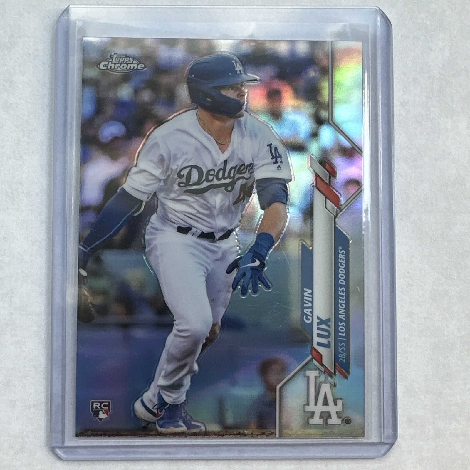 2020 Topps Chrome Gavin Lux Refractor RC #148 Dodgers