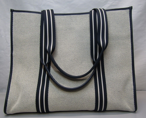 New Kate Spade Grand Slam Tennis Racquet Large Tote Canvas Bag - Picture 11 of 11